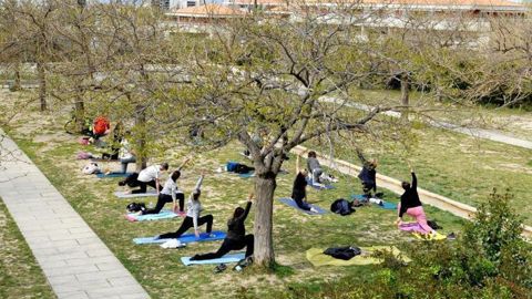 La santé est de plus en plus prise en compte dans l’aménagement des espaces verts, comme en témoigne ici le parc de la Moline, à Marseille (13). ©Ville de Marseille